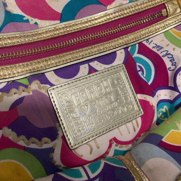 Limited Edition Coach Poppy Backpack - Picture 3 of 9